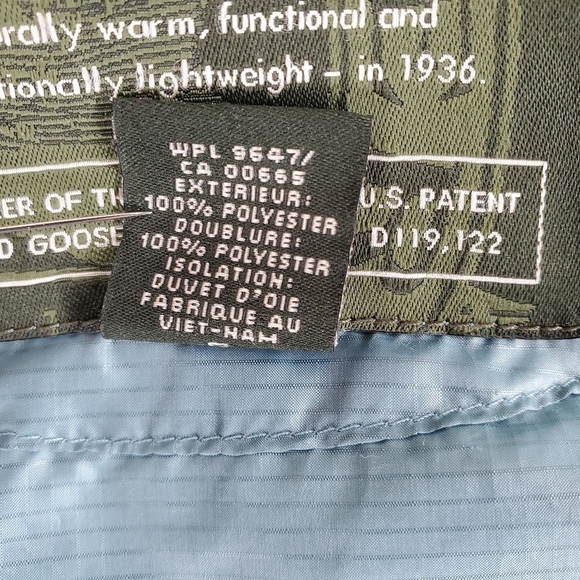 Eddie Bauer Goose Down Puffer Vest Womens L Full Zip Black Lightweight Gorpcore - Picture 12 of 15